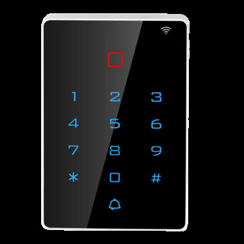Wifi Tuya App RFID клавиатура за контрол на достъпа 2000 User EM 125KHz или IC Самостоятелен сензорен четец на карти за система за контрол на достъпа