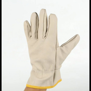 Спортни предпазни ръкавици от телешка кожа Ултратънки кожени мъжки шофиращи шлифоващи заваръчни работни ръкавици