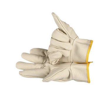 Γάντια Αθλητικής Προστασίας από δέρμα αγελάδας Υπερλεπτό δέρμα Ανδρικά γάντια εργασίας με λείανση συγκόλλησης