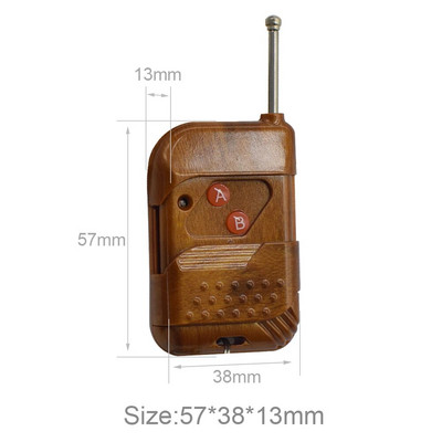 1527 bezvadu tālvadības pults koksnes graudu īpaša cena universāla 433MHz tālvadības pults atbalsts universālā uztvērēja mācību kods