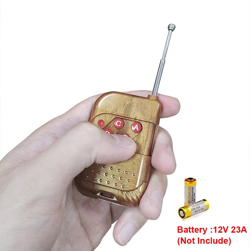 1527 bezvadu tālvadības pults koksnes graudu īpaša cena universāla 433MHz tālvadības pults atbalsts universālā uztvērēja mācību kods