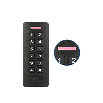 Αδιάβροχο αυτόνομο σύστημα ελέγχου πρόσβασης ανοιχτήρι πόρτας πληκτρολόγιο δακτυλικών αποτυπωμάτων λευκό RFID Reader ABS