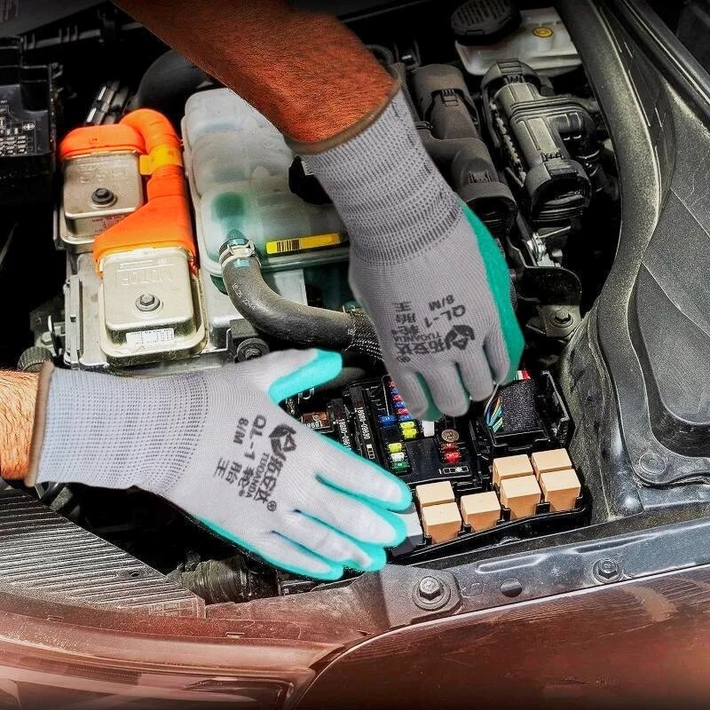 3 paari pakki, kaitsekindad, torke vältimine – libisemiskindel, ideaalne ehituseks, aiatööks, mehaaniliseks remondiks