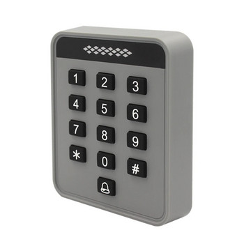Самостоятелна 1000 потребителска клавиатура за RFID контрол на достъпа Парола 125KHz 13.56MHz Карта за отваряне на врати Wiegand 26 34 Изход