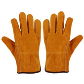 1 ζεύγος ηλεκτρικά γάντια από δέρμα αγελάδας συγκόλλησης Θερμομόνωση Ανθεκτικά στη φθορά Μηχανήματα Ναυπηγεία κατά της κοπής γάντια εργασίας προστασίας εργασίας