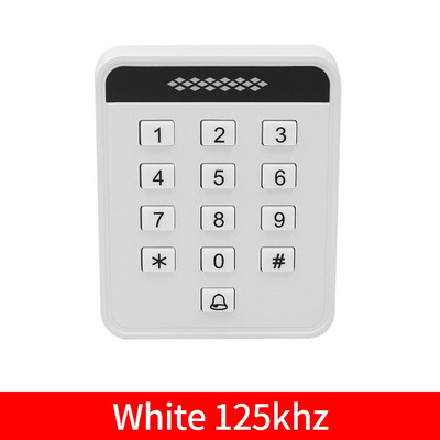 Lihtne taustvalgustuse juurdepääsukontrolli klahvistik Kõik-ühes masina parooli ID EM / IC M1 kaardi sisestamine elektroonilise juurdepääsu juhtimissüsteemi jaoks