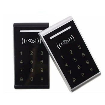 Backlight Touch 125khz RFID карта за контрол на достъпа клавиатура EM Card Reader Door Lock отваряне wiegand 26 входа Proximity Card Reader