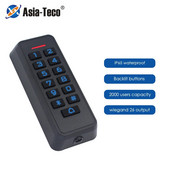 2000 kasutajat veekindel taustvalgustuse klaviatuur Pääsukontroller RFID 125KHz iseseisev juurdepääsukontrollisüsteem Wiegand 26 väljundiga