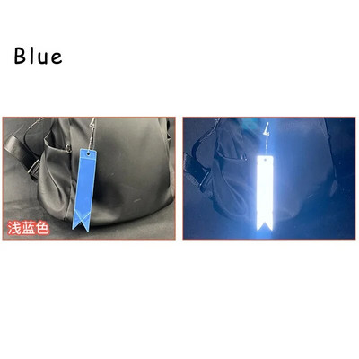 Saugus šviesą atspindintis raktų pakabukas krepšiui kuprinės pakabukas juostelės papuošalai atšvaitai daiktams Suaugusieji Vaikai Nakties saugos priedai