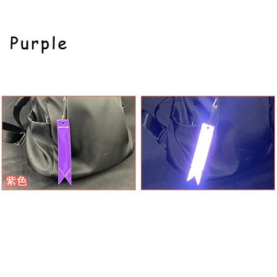 Saugus šviesą atspindintis raktų pakabukas krepšiui kuprinės pakabukas juostelės papuošalai atšvaitai daiktams Suaugusieji Vaikai Nakties saugos priedai