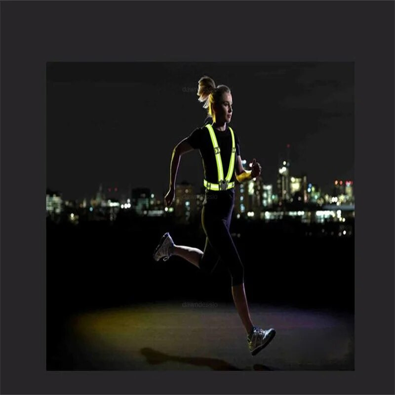 Highlight helkurrihmad Ööjooksmine Ratsutamisriided Vest Reguleeritav turvavest elastne riba täiskasvanutele ja lastele