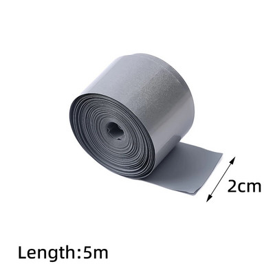 5M reflexný pásik, teplom prenosný, 2cm/5cm reflexná páska, nálepka, materiál na tašky a topánky, ručne nažehľovaná na bezpečnosť na cestách