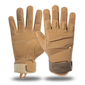 US Military Tactical Gloves Outdoor Sports Army Full Finger Combat Motocycle Устойчиви на приплъзване въглеродни влакна ръкавици от черупка на костенурка