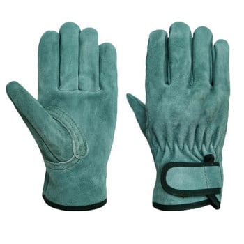 Cowhide Men\'s Protective Gloves for Outdoor Work Welding Κατασκευή Χώρος Κηπουρικής Αντιστατικό στη φθορά Αντιολισθητική θερμομόνωση