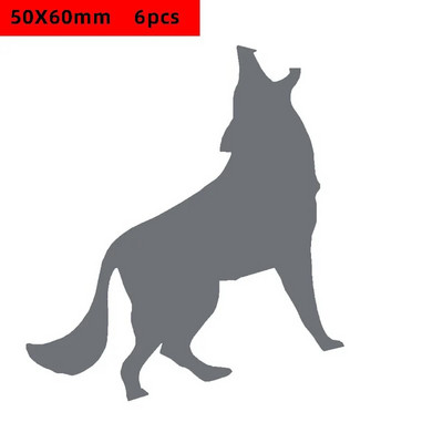 6 tk armas koer kass loomad soojust ülekandv helkurteip kleebis PET vinüülkile hõbedane triikraud riietel öise liiklusohutuse tagamiseks