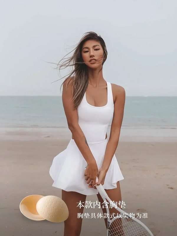 Uus tennisekleit Naiste tenniseülikond Kõik-ühes joogaülikond Naiste välisport Fitness Jooksuriided Moodsad treeningkostüümid