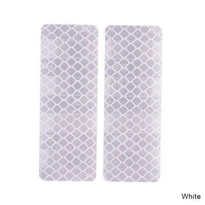 Ανακλαστικό αυτοκόλλητο 2/4Pcs Ασφάλεια κυκλοφορίας Νυχτερινή προειδοποίηση Mark Car Reflective Strip Tape Φωτεινό αυτοκόλλητο προφυλακτήρα αυτοκινήτου αντανακλαστικά