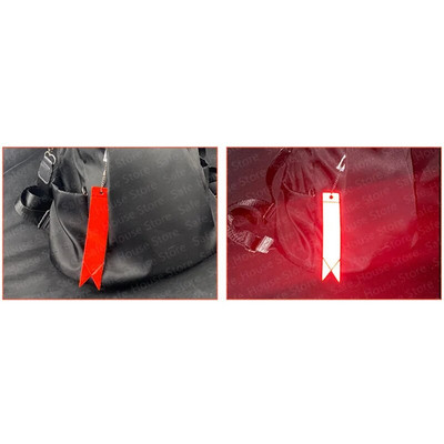 Ανακλαστικό μπρελόκ για τσάντες Σακίδιο πλάτης Κρεμαστό λουράκι στολίδια Παιδικά ανακλαστήρες ασφαλείας για πράγματα Αξεσουάρ νυχτερινής ασφάλειας 1ΤΜ