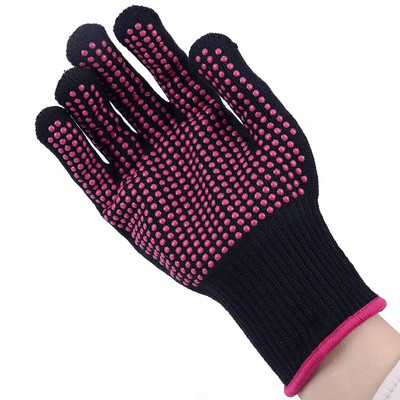 1Pc ​Γάντι δακτύλων ανθεκτικό στη θερμότητα για ισιωτικό μαλλιών Perm Curling Hairdressing Hair Care Styling Tools Thermal Styling Glove