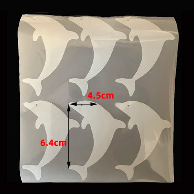 Kummitustähe nahkhiire süda hele hõbedane soojusülekandega helkurkleebis riidele kottidel jalatsite soojusülekande muster