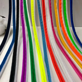 5 ярда светлоотразителна панделка ръбове шиене шнур въже за чаршафи диван завеси шапки дрехи различни тъкани шиене Направи си сам