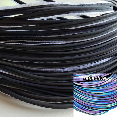 5 Yards Reflektive Ribbon Edge Κορδόνι ραψίματος Σχοινί για σεντόνια Καναπές Κουρτίνες Καπέλα Ρούχα Διάφορα Ύφασμα Ράψιμο DIY