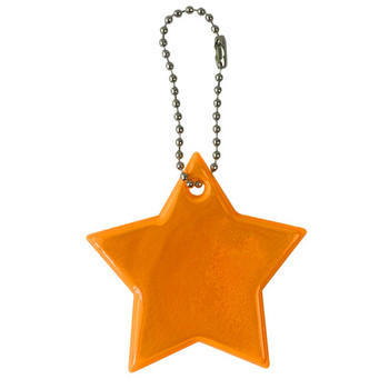 Μπρελόκ Star Reflective για τσάντες Σακίδιο πλάτης Κρεμαστό Διακόσμηση Μπρελόκ Δώρο για Παιδική Νύχτα Ανακλαστήρας ασφαλείας για πράγματα Φανάρι