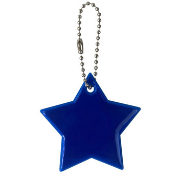 Звезда Светлоотразителен ключодържател за чанти Раница Висулка Декор Ключодържател Подарък за дете Нощен рефлектор за сигурност за неща Светофар