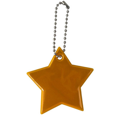 Μπρελόκ Star Reflective για τσάντες Σακίδιο πλάτης Κρεμαστό Διακόσμηση Μπρελόκ Δώρο για Παιδική Νύχτα Ανακλαστήρας ασφαλείας για πράγματα Φανάρι