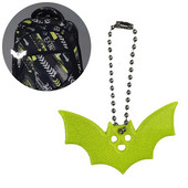 10 τμχ Halloween Bat Μικρή παγιέτα Glitter Μπρελόκ Ανακλαστική τσάντα Κρεμαστό Νυχτερινή Ιππασία Walking Bike Δώρο μπρελόκ