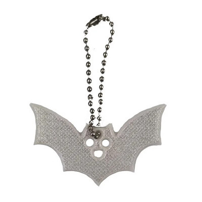 10 τμχ Halloween Bat Μικρή παγιέτα Glitter Μπρελόκ Ανακλαστική τσάντα Κρεμαστό Νυχτερινή Ιππασία Walking Bike Δώρο μπρελόκ