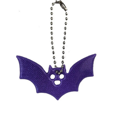 10 τμχ Halloween Bat Μικρή παγιέτα Glitter Μπρελόκ Ανακλαστική τσάντα Κρεμαστό Νυχτερινή Ιππασία Walking Bike Δώρο μπρελόκ
