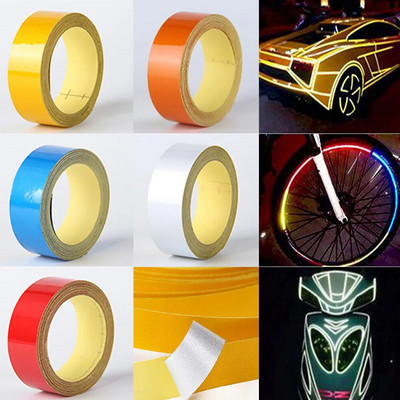 5m*2cm 1tk helkurriba lint auto mootorratta velg velg velg triip teip Kleebised dekoratiivsed punane/libe/kollane/sinine/oranž