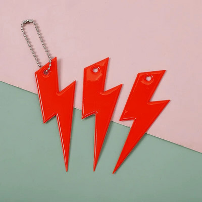 Παιδιά πολύχρωμα αντανακλαστικά μπρελόκ υψηλής ορατότητας Creative τσάντες Διακοσμητικά λωρίδας Ανακλαστήρες ασφαλείας