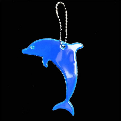 10 tk. Uus Dolphin pehme PVC helkur võtmehoidjad Võtmehoidjad Ripats Charm Bag Aksessuaarid liiklusohutuse kasutamiseks