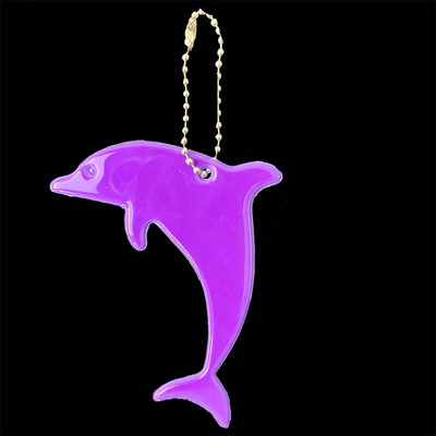 10 tk. Uus Dolphin pehme PVC helkur võtmehoidjad Võtmehoidjad Ripats Charm Bag Aksessuaarid liiklusohutuse kasutamiseks