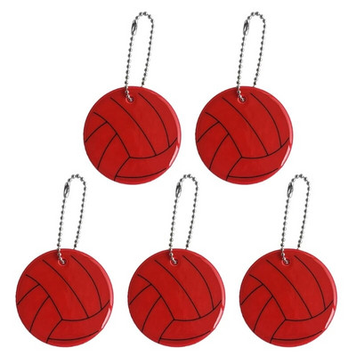 5 ks bezpečnostných reflexných prvkov pre deti, kľúčenky, štýlové reflexné vybavenie, batohy, kočíky, bundy, reflexný prívesok na kľúče pre bezpečnú cyklistiku