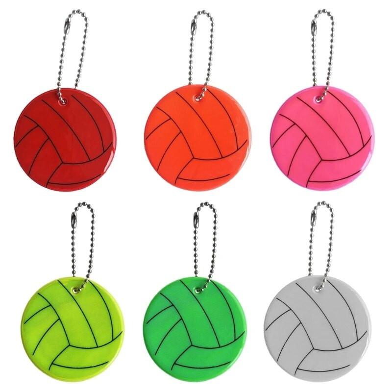 5 ks bezpečnostných reflexných prvkov pre deti, kľúčenky, štýlové reflexné vybavenie, batohy, kočíky, bundy, reflexný prívesok na kľúče pre bezpečnú cyklistiku