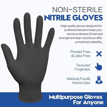 Γάντια Nitrile Mechanic Heavy Duty CE επισκευή αυτοκινήτου Πάχος γάντια νιτριλίου Βιομηχανική ασφάλεια Εργασία σπίτι Κήπος Οικιακό