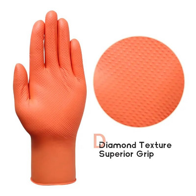 Γάντια Nitrile Mechanic Heavy Duty CE επισκευή αυτοκινήτου Πάχος γάντια νιτριλίου Βιομηχανική ασφάλεια Εργασία σπίτι Κήπος Οικιακό