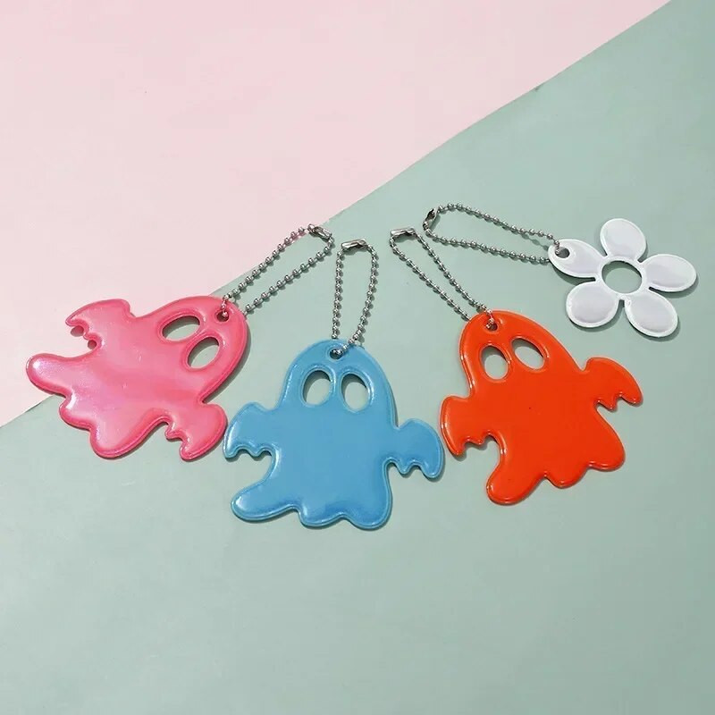 13Pcs Mix Color Little Star Heart Charm Torba Nakit Dodaci Reflektirajući privjesak za ključeve Vješalica Privjesci za djecu Žene Sigurnost Upotreba