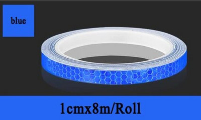 1cmx8m/rulli helkurkleebised Riba MTB jalgratta kleeplindiga helkuri kleebis