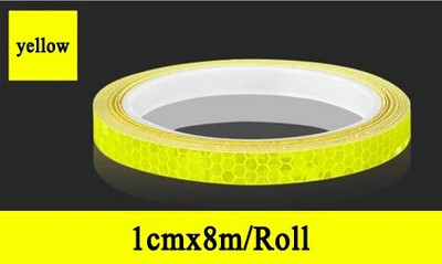 1cmx8m/rulli helkurkleebised Riba MTB jalgratta kleeplindiga helkuri kleebis