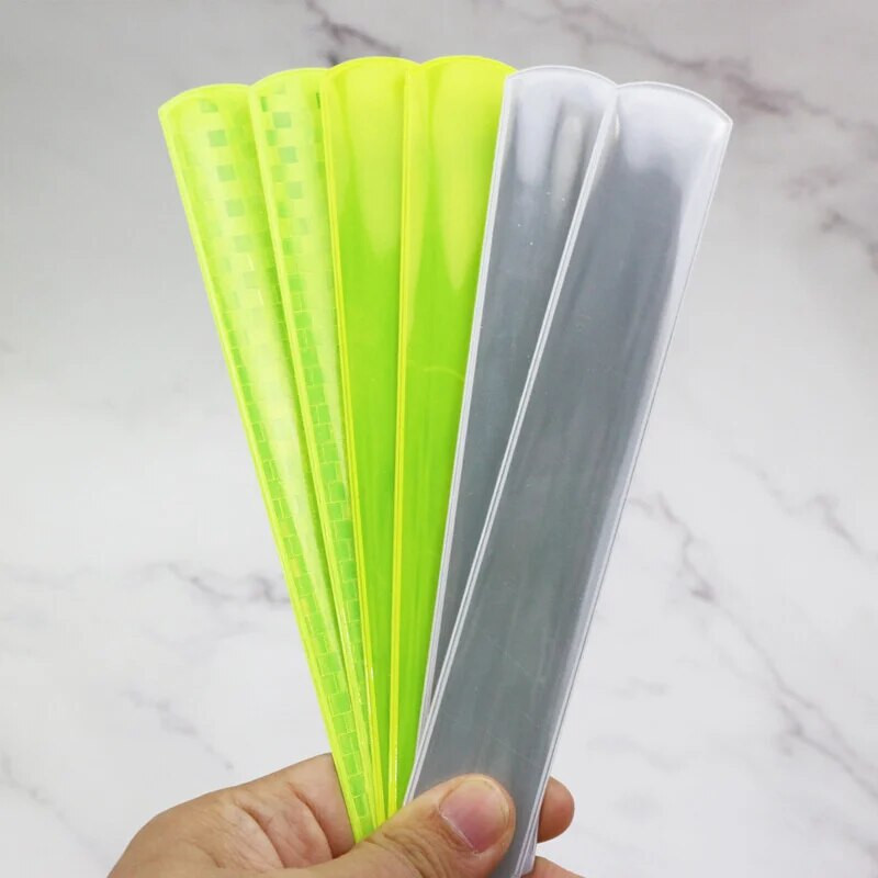 2tk Jalgratta helkurribad Turvapükste jalad Lipsu rihm helkurmaterjal Teip Liiklusohutus Vihmamantel helkurteip