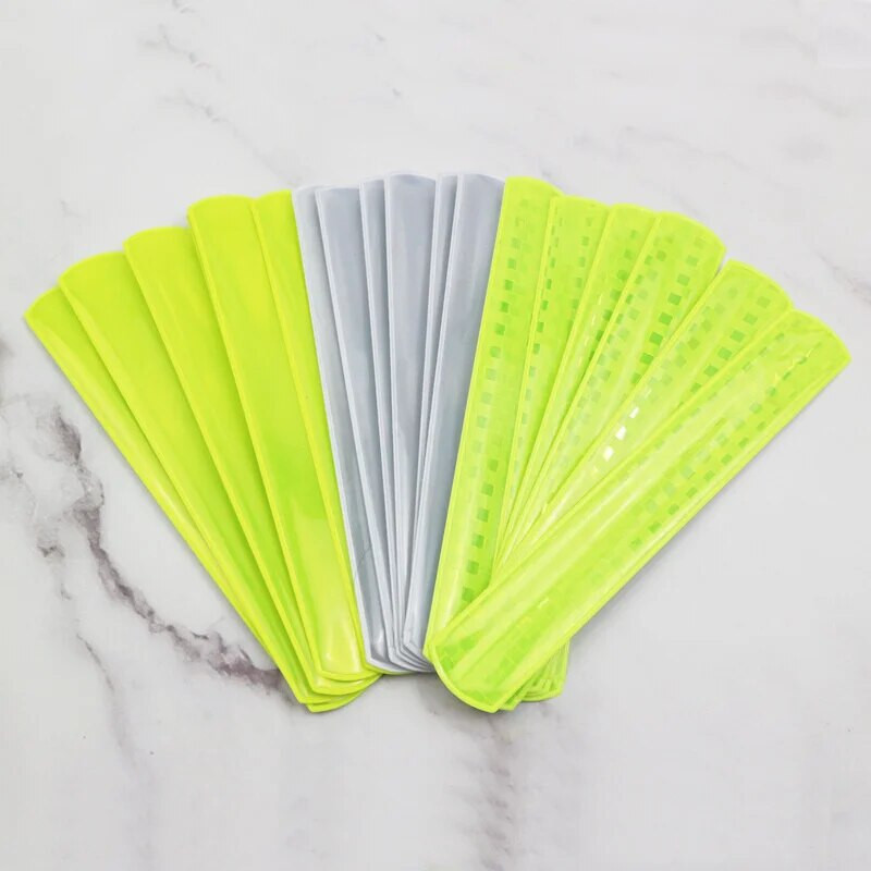 2tk Jalgratta helkurribad Turvapükste jalad Lipsu rihm helkurmaterjal Teip Liiklusohutus Vihmamantel helkurteip