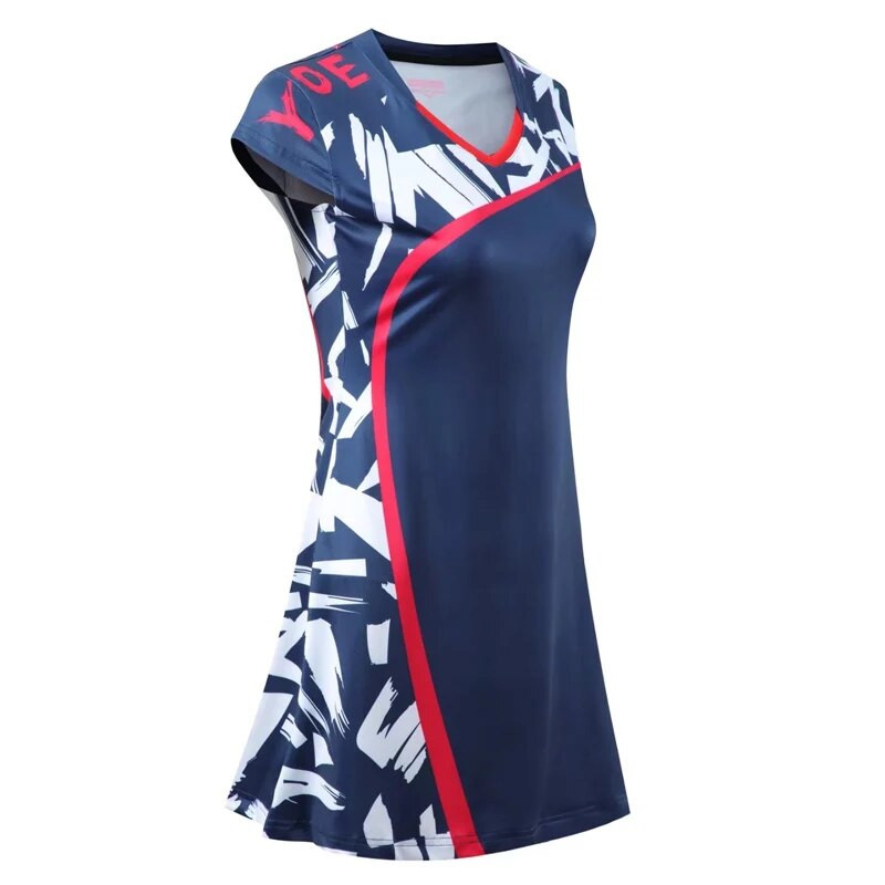 Sport sulgpall Naiste tennisekleit lühikeste varrukatega lauatennis golf naiste ülikond tennise jooksukleit tüdrukule naiste jooga särgid