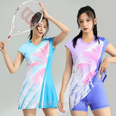 2023 Femei Fete Rochie Sport + Pantaloni scurti Doamne Rochii de tenis Cu pantaloni scurți Rochie de badminton Haine Sală de gimnastică Alergare Îmbrăcăminte sportivă