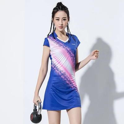 2023 Femei Fete Rochie Sport + Pantaloni scurti Doamne Rochii de tenis Cu pantaloni scurți Rochie de badminton Haine Sală de gimnastică Alergare Îmbrăcăminte sportivă