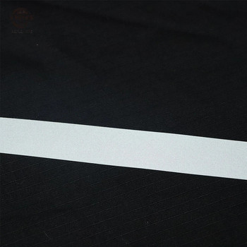 2,5 см светлоотразителна лента с висока видимост Рефлектор от полиестерна тъкан Аксесоари за дрехи Направи си сам Шиене на дрехи 10 метра