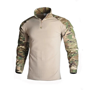 Тактическа бойна риза Военна униформа Us Army Clothing Tatico Топове Airsoft Multicam Камуфлаж Лов Риболовни дрехи Мъжки